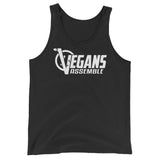 Vegans Assemble! Unisex Tank Top by @karleemangoes